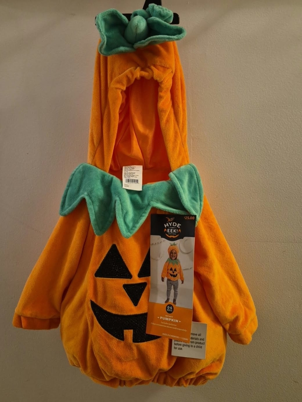 Hyde & Eek! Boutique Infant Pumpkin Costume Pumpkin Halloween Costume Baby 0-6 M
